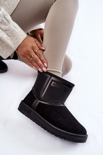  Slip-on vzor Sněhule Big Star KK274614 Černé