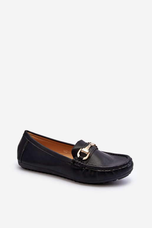   mokasíny Eko  Černé Demese