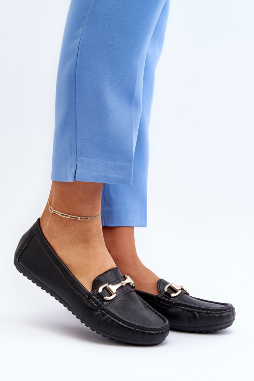   mokasíny Eko  Černé Demese