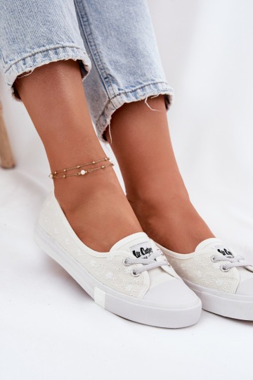 Tenisky Ležérní obuv Z Haftem Lee Cooper LCW-25-31-3447L bílé