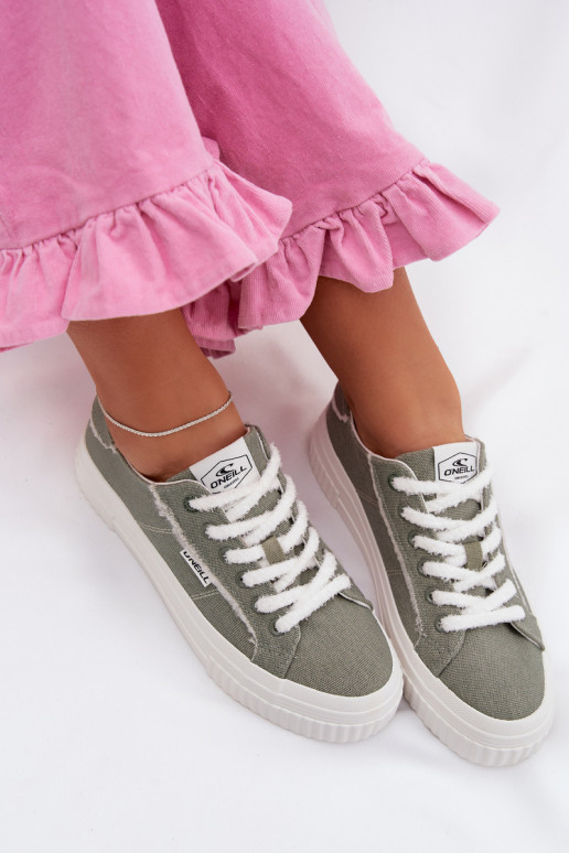 Ležérní obuv s platformou O`NEILL SPINNA C WOMEN LOW 90261009.05Z zelené