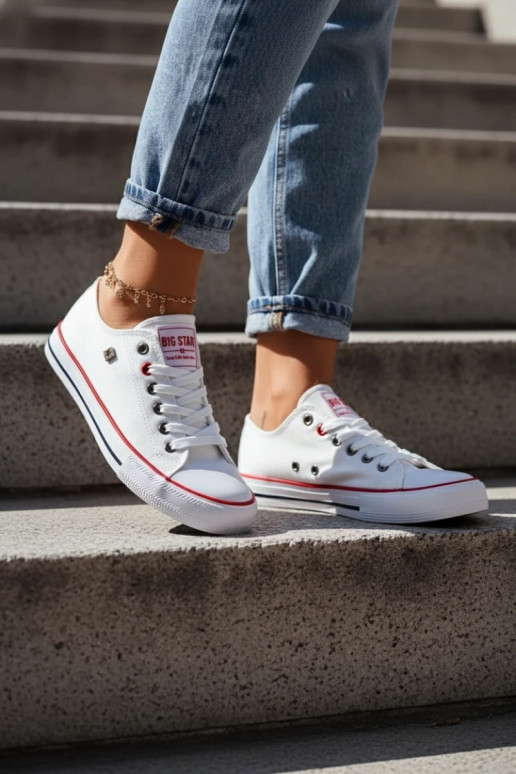 Big Star  baltos spalvos laisvalaikio batai T274022