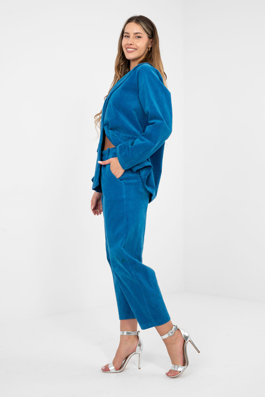 Kobaltově modré kalhoty