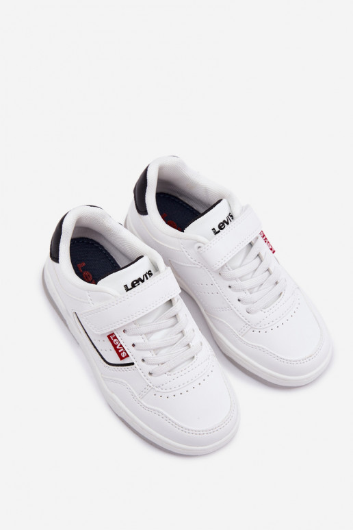 Tenisky Dětské se samolepicími uzávěry LEVI'S JOHN SE VJOH0012S bílé
