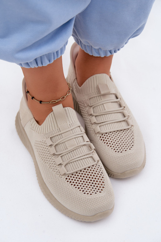  Slip-on vzor tenisky  béžové Olive