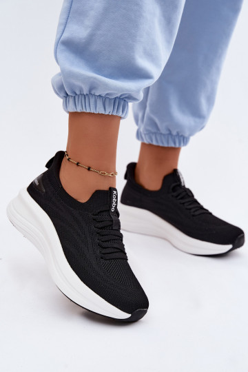  tenisky Tenisky  Slip-on vzor Kobbo 102425 Černé 2