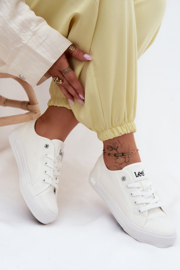 Ležérní obuv LEE AVA C WOMEN LOW 50261001.1FG bílé
