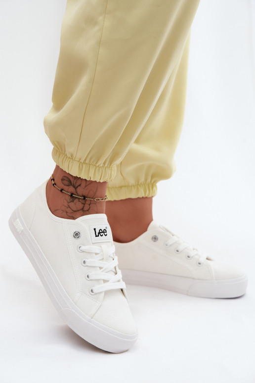 Ležérní obuv LEE AVA C WOMEN LOW 50261001.1FG bílé