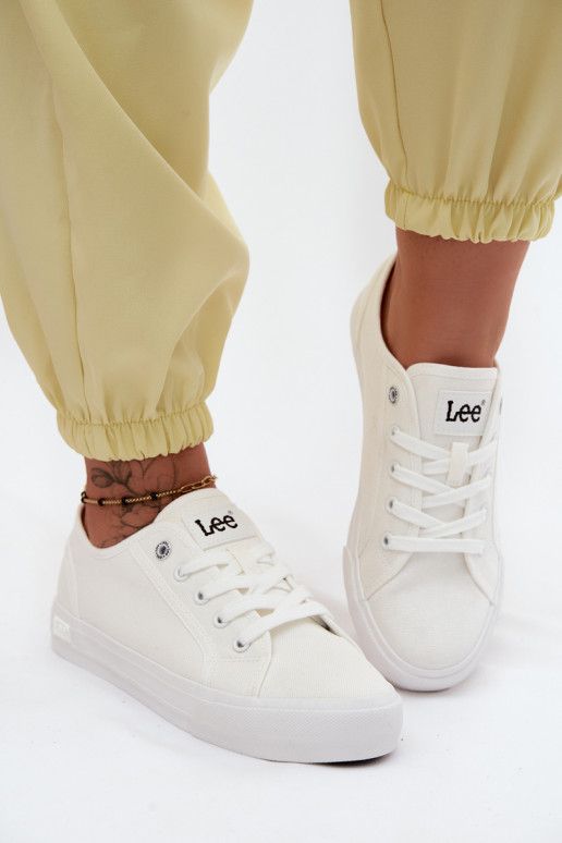 Ležérní obuv LEE AVA C WOMEN LOW 50261001.1FG bílé