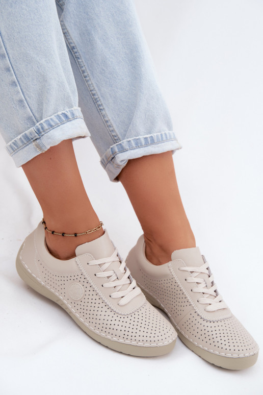  boty  se šněrováním slonová kost Bahia
