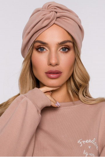 Turban v barvě moka