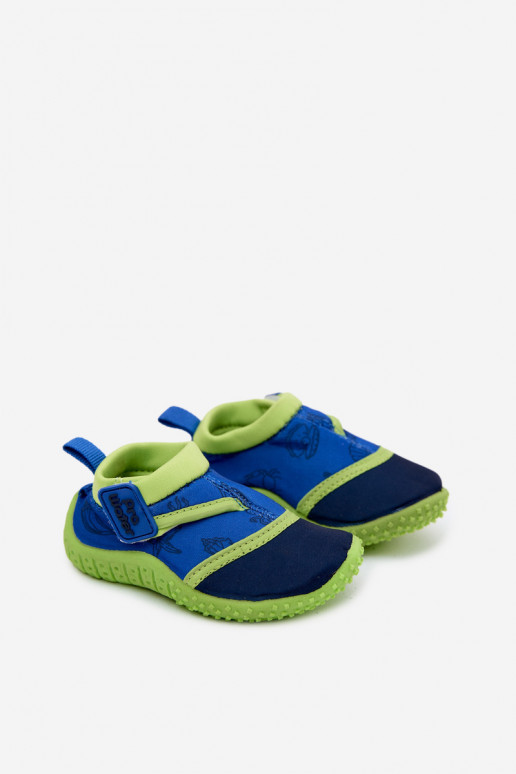 Dětské boty  se samolepicími uzávěry PROWATER PRO-26-48-100B zelené