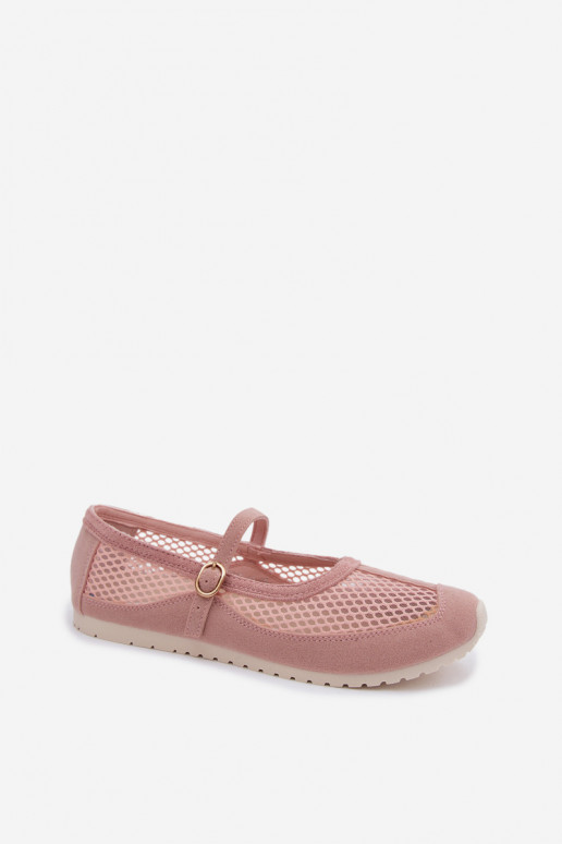  baleríny s popruhy růžová Chicca