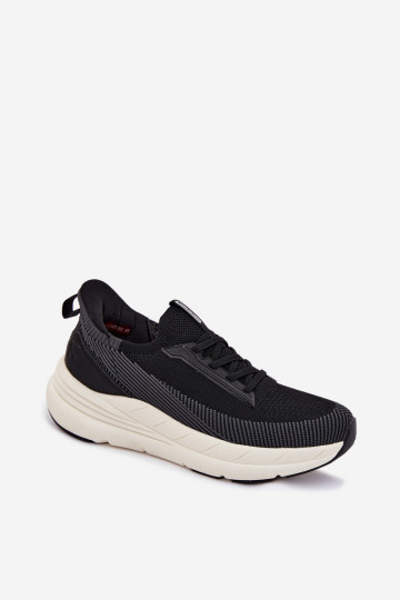 tenisky   Tenisky Slip-on vzor s platformou Kobbo 102421 Černé 2