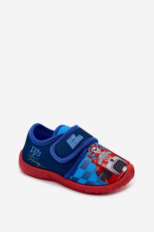 Pantofle Dětské se samolepicími uzávěry Paw Patrol tmavě modrá Lennon