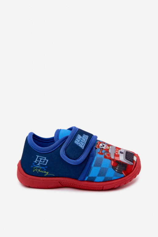 Pantofle Dětské se samolepicími uzávěry Paw Patrol tmavě modrá Lennon