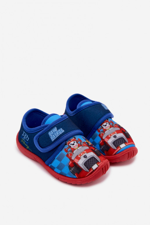 Pantofle Dětské se samolepicími uzávěry Paw Patrol tmavě modrá Lennon