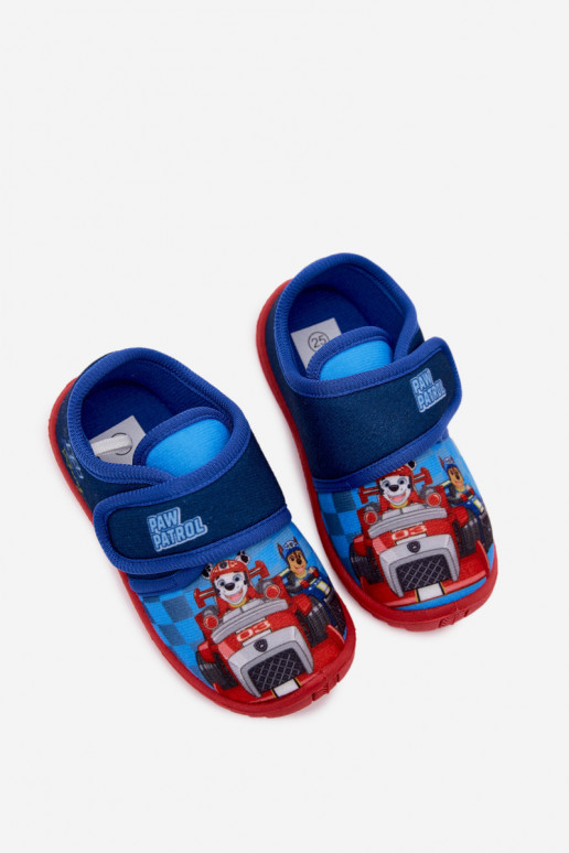 Pantofle Dětské se samolepicími uzávěry Paw Patrol tmavě modrá Lennon