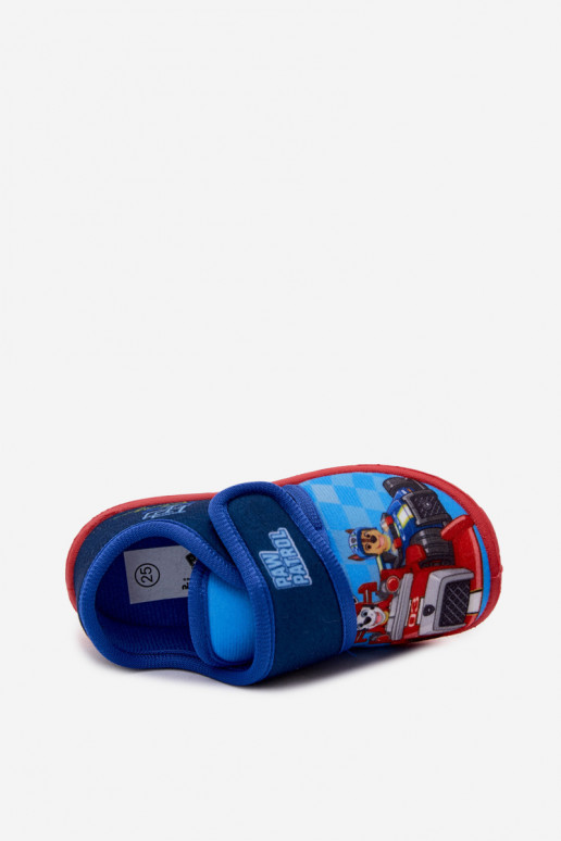 Pantofle Dětské se samolepicími uzávěry Paw Patrol tmavě modrá Lennon