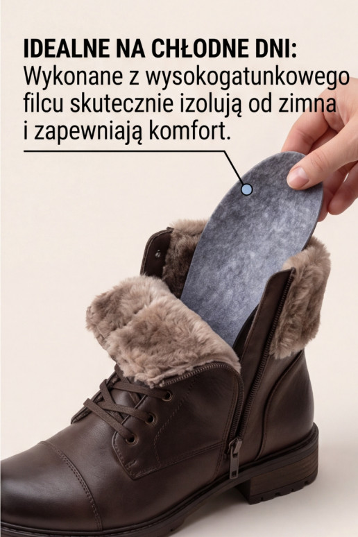Corbby FILC | Filcowe Wkładki Antypoślizgowe Ocieplające