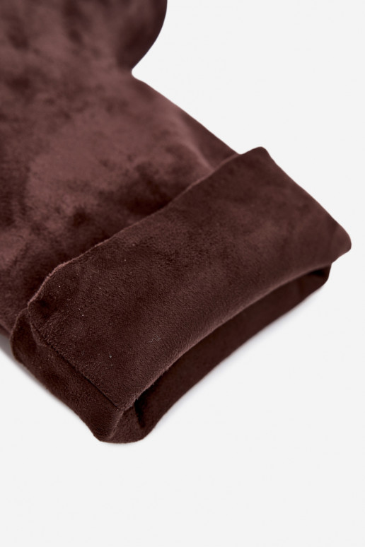 Dřeváky s tenkými podpatky Typu Slouchy Czekoladowe Penrose