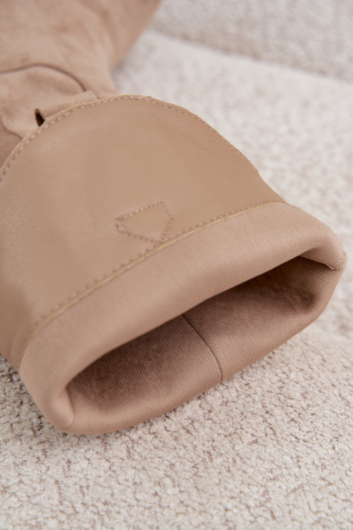 dlouhé boty kovbojský styl s podpatky khaki Hartley