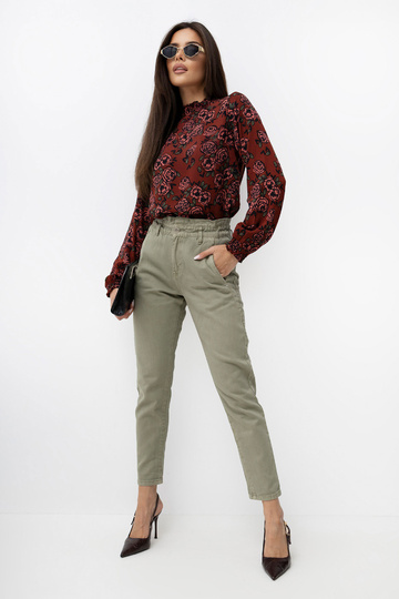 Khaki kalhoty