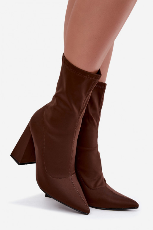  Dřeváky  Slip-on vzor hnědá Caretta