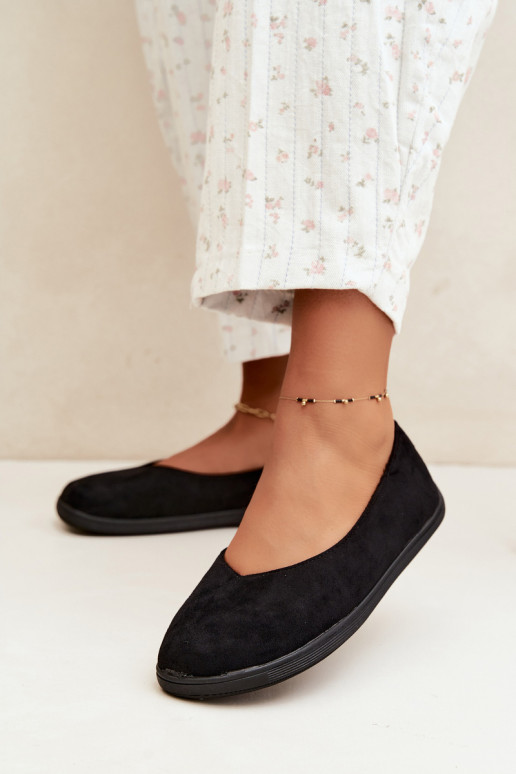 baleríny  Barefoot Černé Hollin