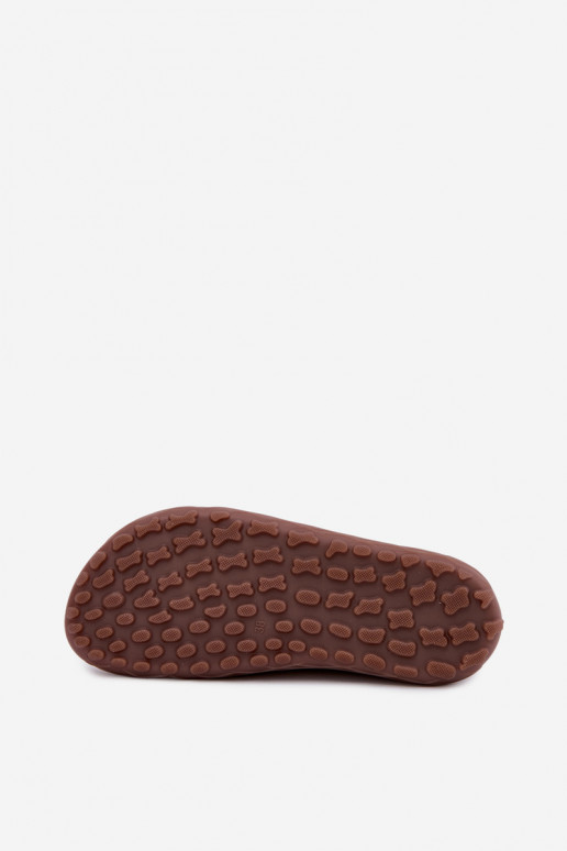 mokasíny Barefoot Z Naturalnego Zamszu Zazoo 10220 hnědá