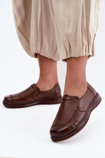  Slip-on vzor boty  Vinceza 107241 hnědá 2