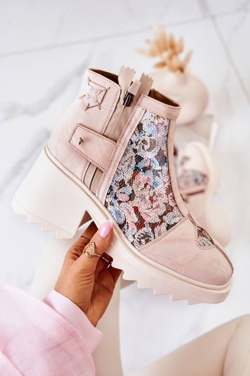 Naiste poolsaapad beeži värvi