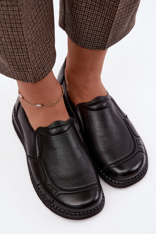  Slip-on vzor boty  Vinceza 107241 Černé
