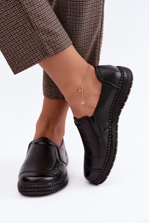  Slip-on vzor boty  Vinceza 107241 Černé