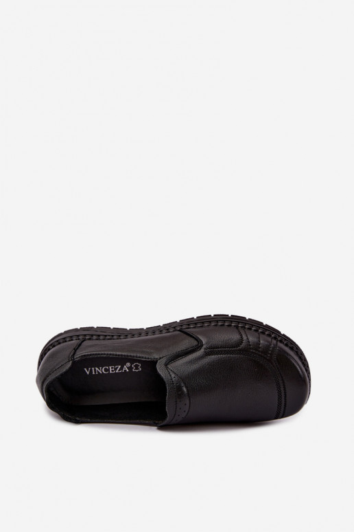  Slip-on vzor boty  Vinceza 107241 Černé