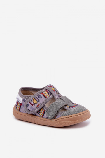 Pantofle Barefoot Dětské Milami šedá Lumi