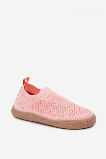 Nazouvací pantofle Barefoot Dětské Milami světle růžová Mariselle