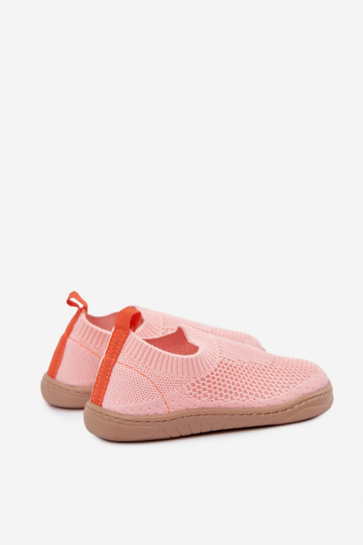 Nazouvací pantofle Barefoot Dětské Milami světle růžová Mariselle