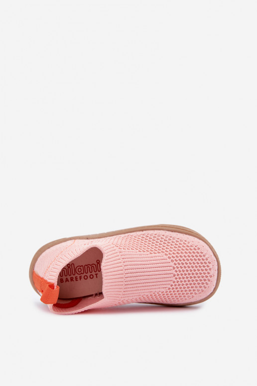 Nazouvací pantofle Barefoot Dětské Milami světle růžová Mariselle