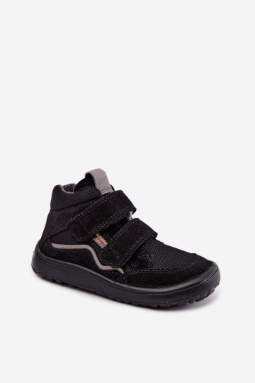  ze semiše  Barefoot Dětské Froddo G3110266-20 Černé