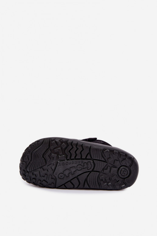  ze semiše  Barefoot Dětské Froddo G3110266-20 Černé