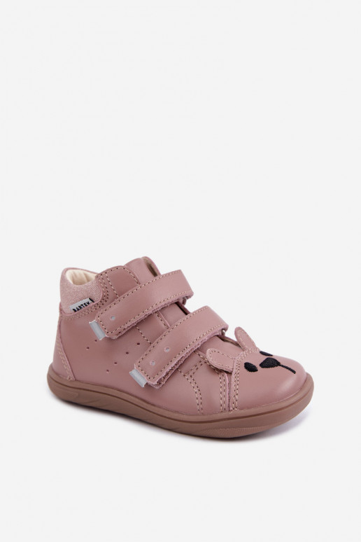  Trzewki Barefoot pro děti Bartek 8631985 růžová