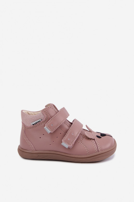  Trzewki Barefoot pro děti Bartek 8631985 růžová