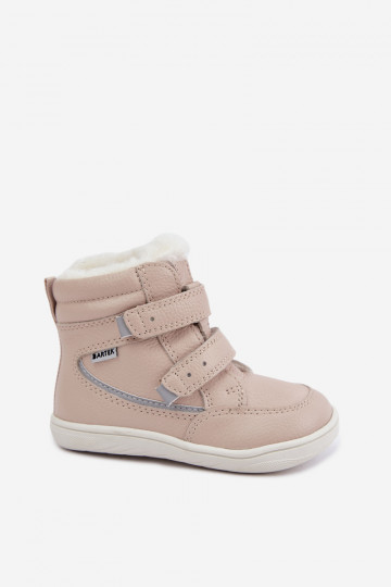  Sněhule Dětské Barefoot Bartek 8401454 béžové