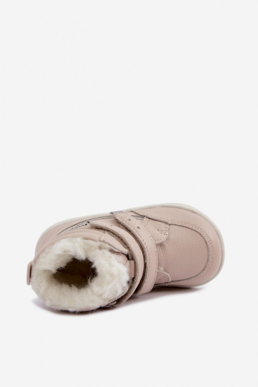  Sněhule Dětské Barefoot Bartek 8401454 béžové