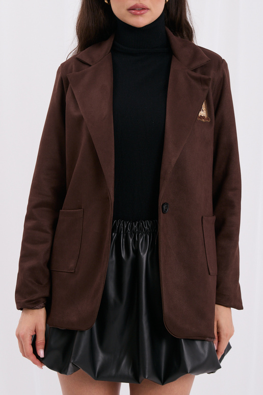 Hnědý blazer