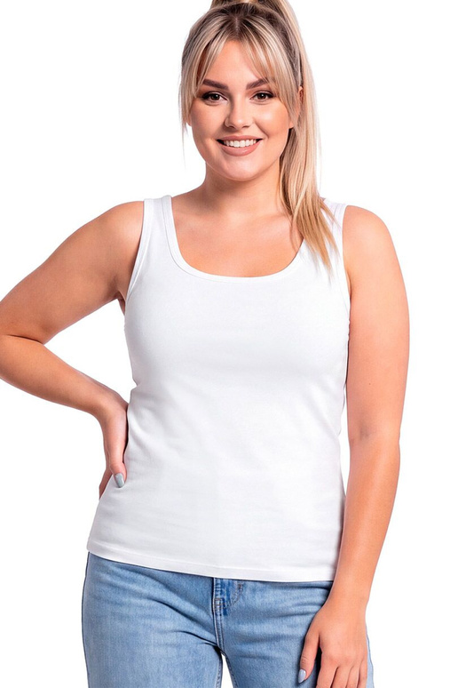 Bílá trička Donna Plus Velikost