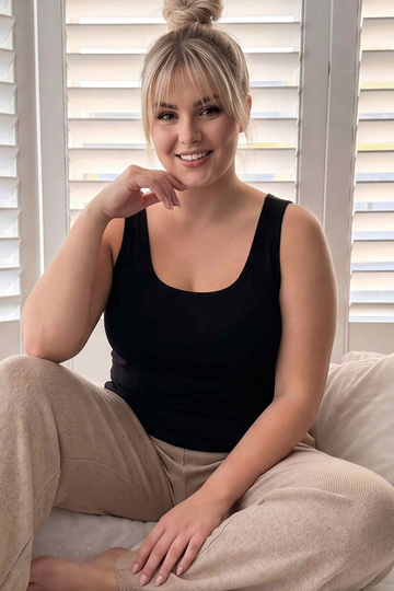 Černá halenka Donna Plus Size 2