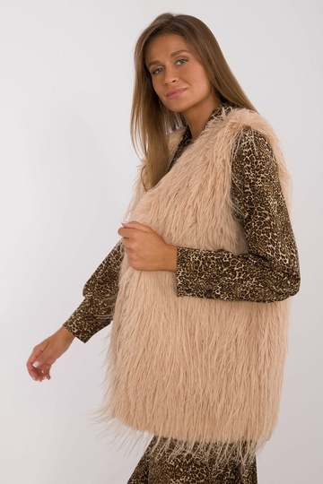 Kožená vesta Wool Fashion Italia 2