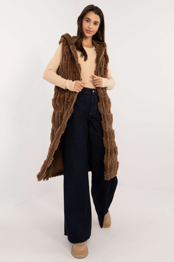 Kožená vesta Wool Fashion Italia